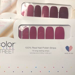 Color street nails, 2 strips never opened